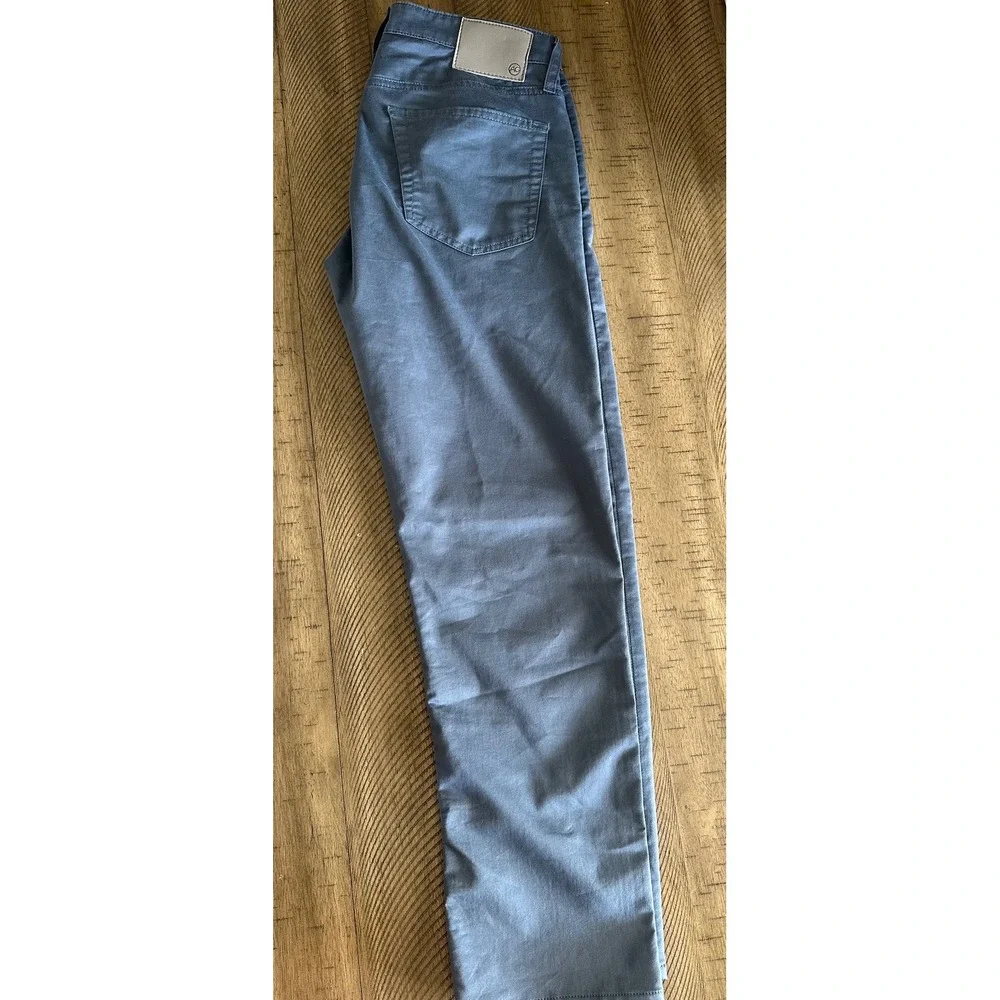 AG Adriano Goldschmied Tellis Modern Slim Gray Pants Chino 33x34